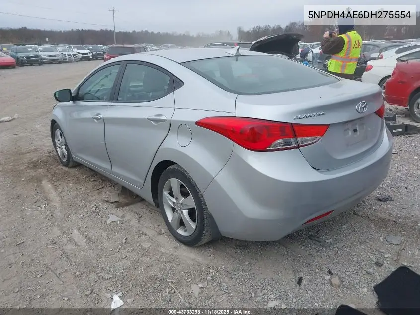 5NPDH4AE6DH275554 2013 Hyundai Elantra Gls