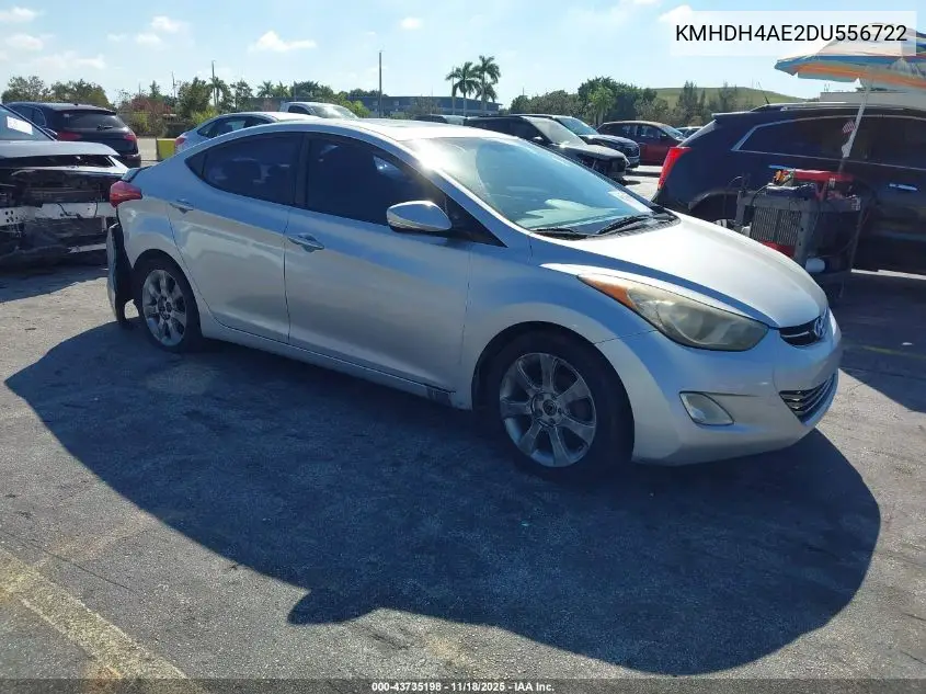 KMHDH4AE2DU556722 2013 Hyundai Elantra Limited