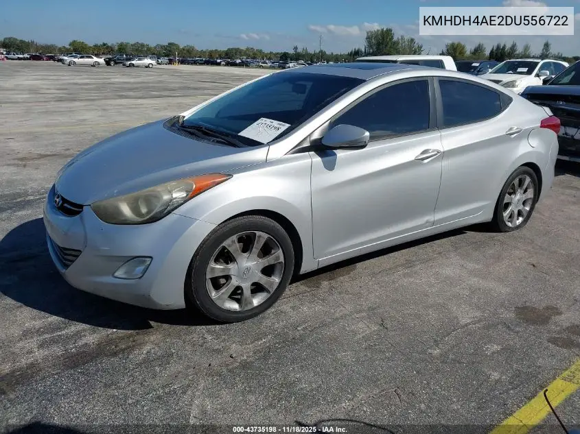 KMHDH4AE2DU556722 2013 Hyundai Elantra Limited