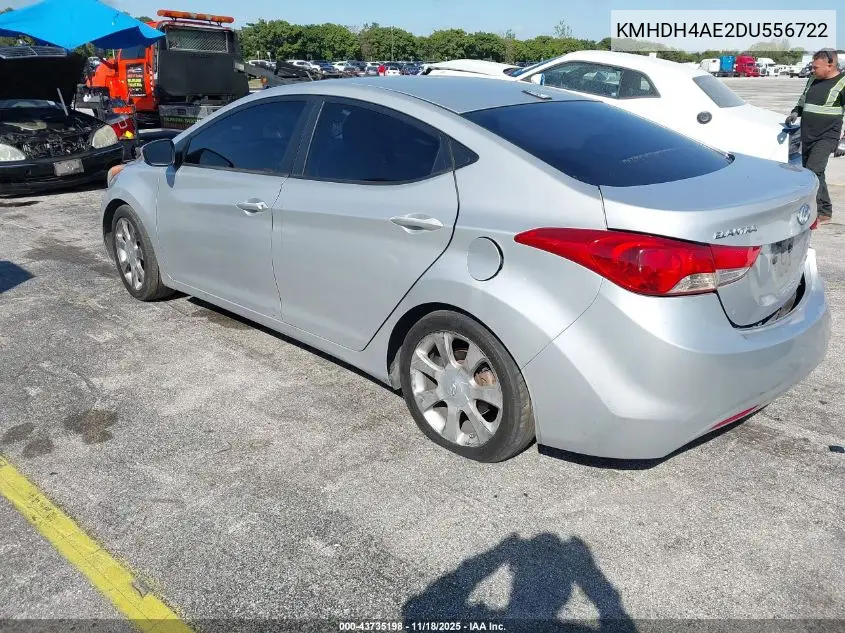 KMHDH4AE2DU556722 2013 Hyundai Elantra Limited