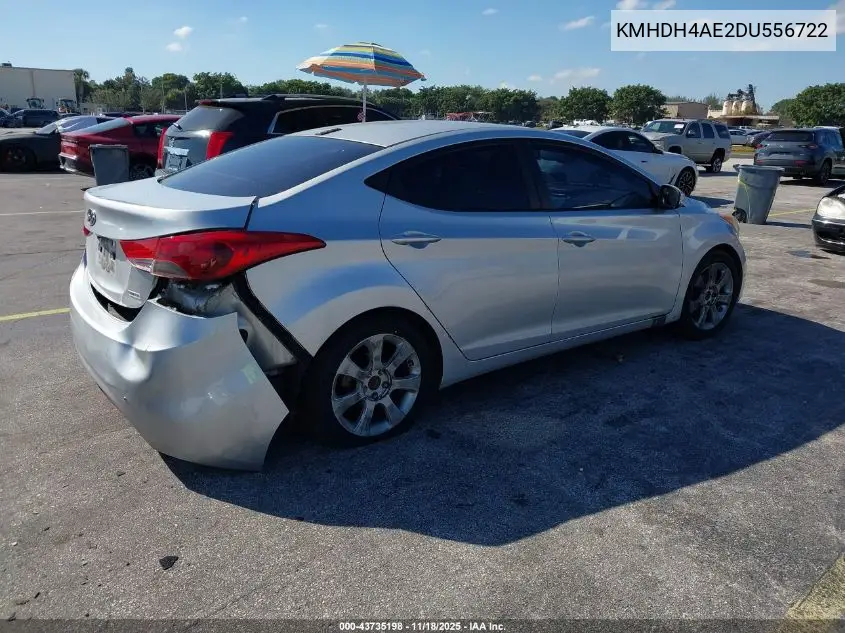 KMHDH4AE2DU556722 2013 Hyundai Elantra Limited