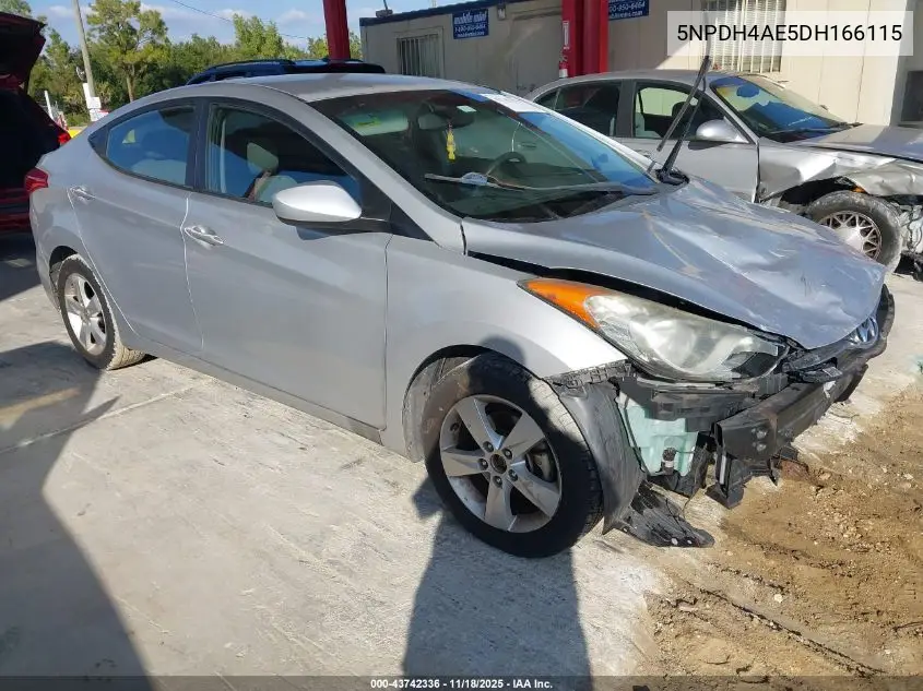 5NPDH4AE5DH166115 2013 Hyundai Elantra Gls/Limited