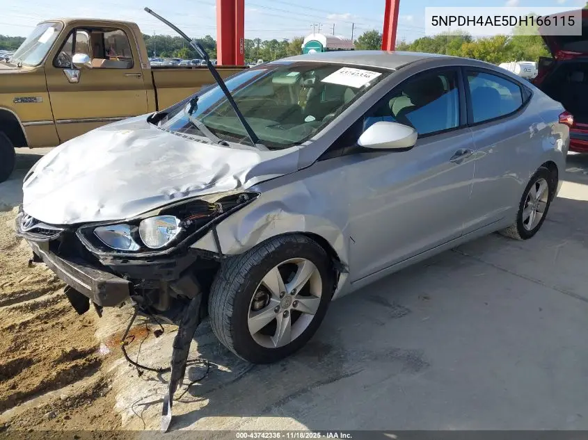 5NPDH4AE5DH166115 2013 Hyundai Elantra Gls/Limited