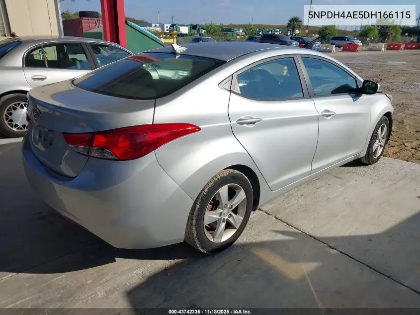 5NPDH4AE5DH166115 2013 Hyundai Elantra Gls/Limited