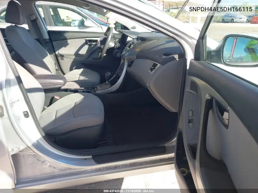 5NPDH4AE5DH166115 2013 Hyundai Elantra Gls/Limited