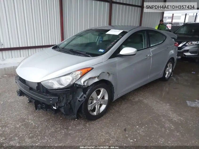 5NPDH4AE1DH357434 2013 Hyundai Elantra Gls