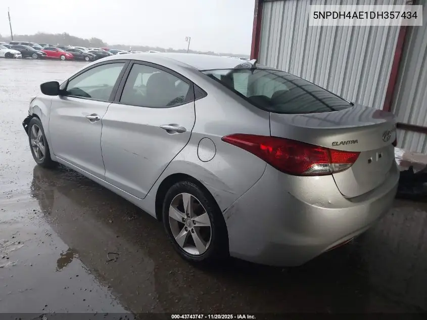 5NPDH4AE1DH357434 2013 Hyundai Elantra Gls