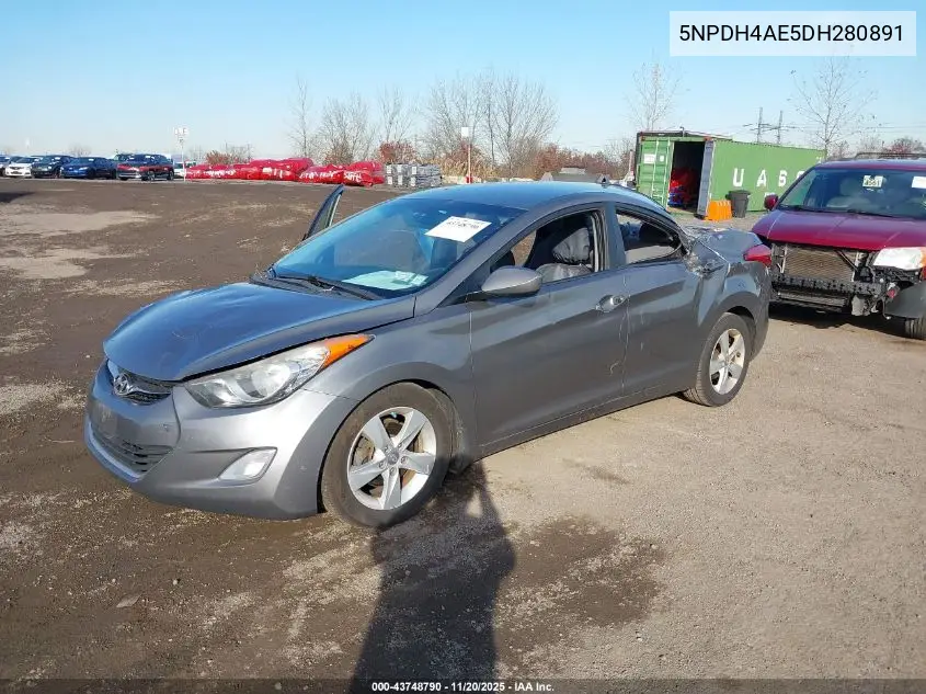 5NPDH4AE5DH280891 2013 Hyundai Elantra Gls
