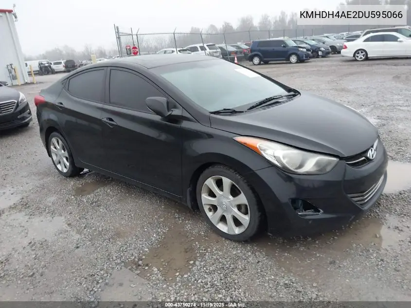 KMHDH4AE2DU595066 2013 Hyundai Elantra Limited