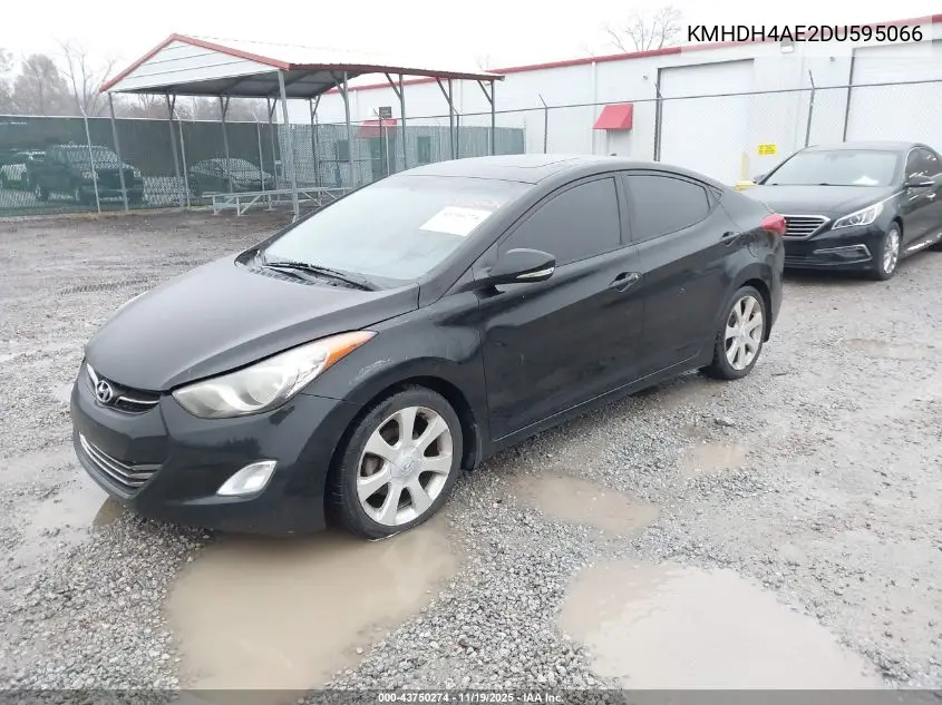 KMHDH4AE2DU595066 2013 Hyundai Elantra Limited