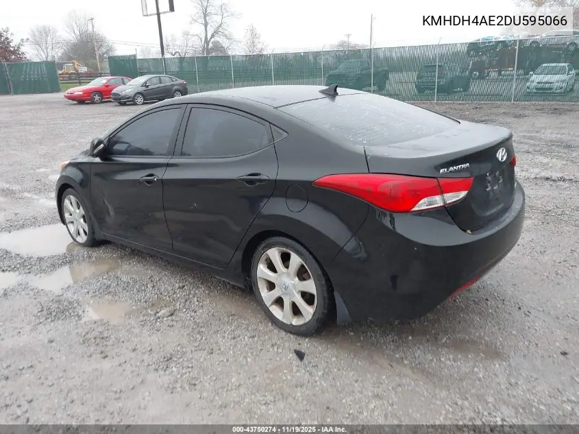 KMHDH4AE2DU595066 2013 Hyundai Elantra Limited