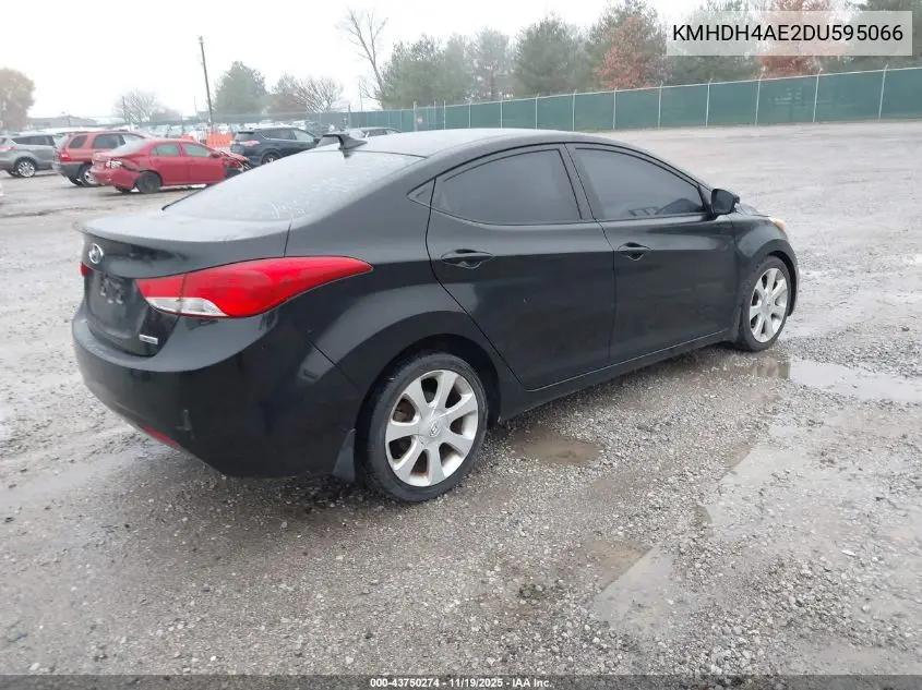 KMHDH4AE2DU595066 2013 Hyundai Elantra Limited