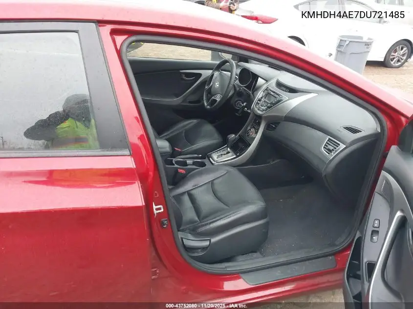 KMHDH4AE7DU721485 2013 Hyundai Elantra Limited