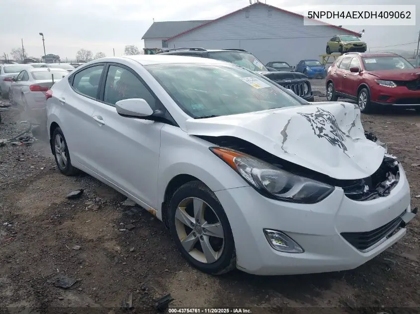 5NPDH4AEXDH409062 2013 Hyundai Elantra Gls