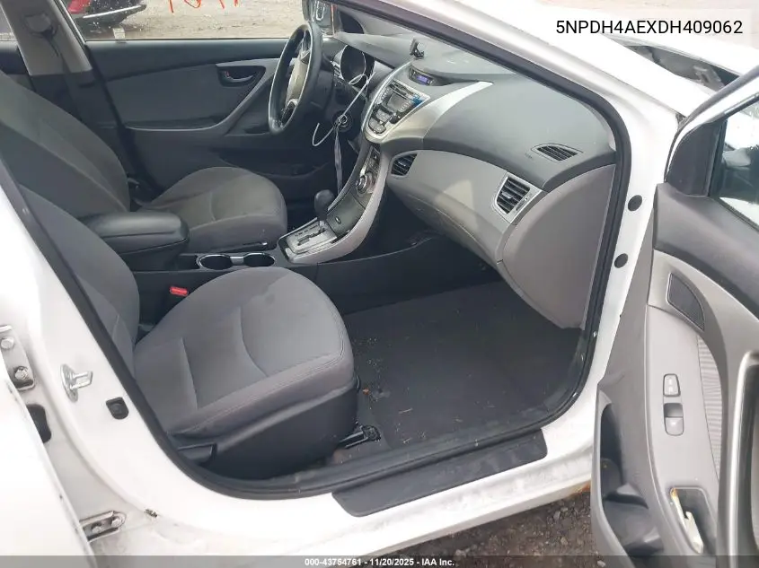 5NPDH4AEXDH409062 2013 Hyundai Elantra Gls