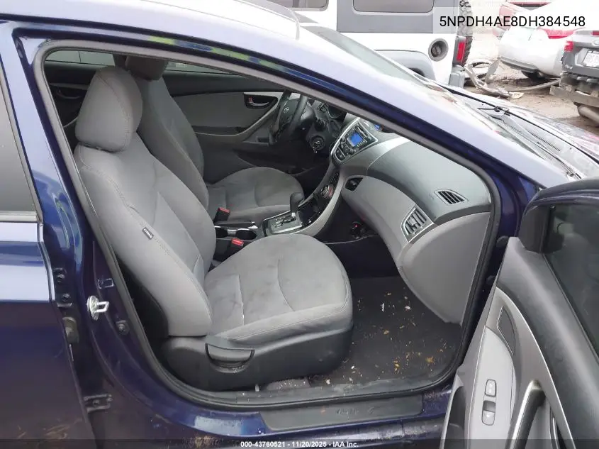 5NPDH4AE8DH384548 2013 Hyundai Elantra Gls