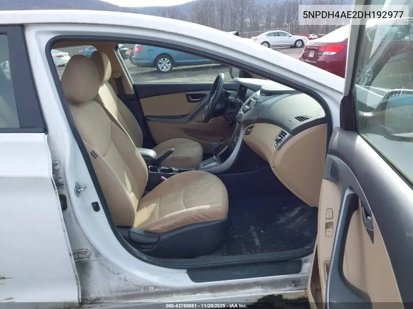 5NPDH4AE2DH192977 2013 Hyundai Elantra Gls/Limited
