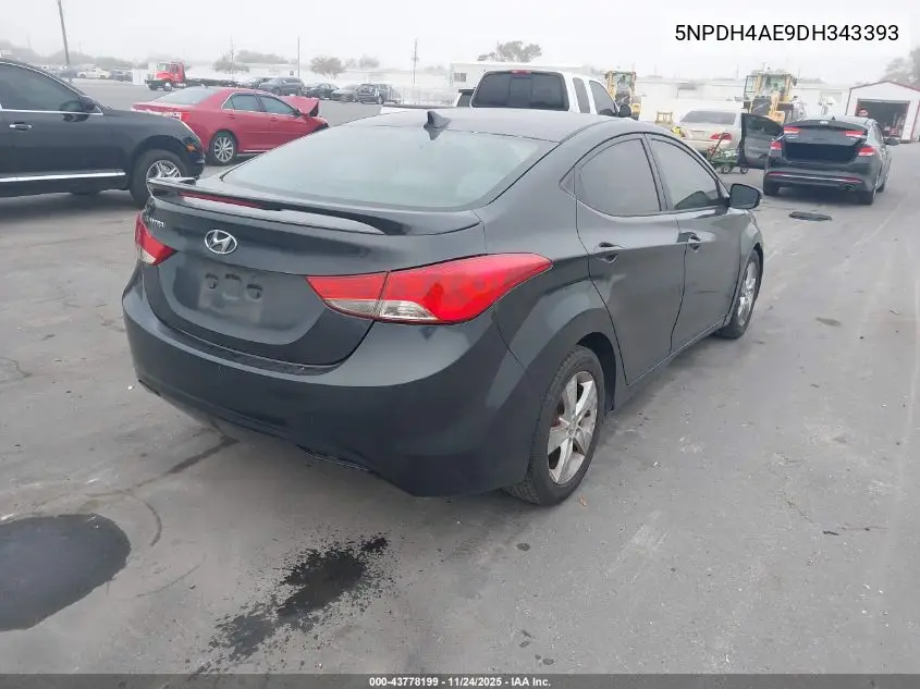 5NPDH4AE9DH343393 2013 Hyundai Elantra Gls