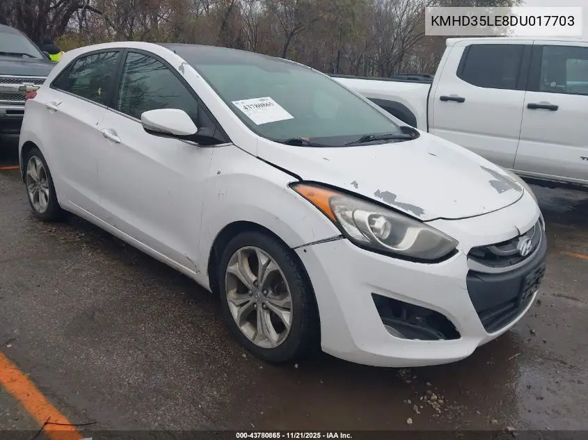 KMHD35LE8DU017703 2013 Hyundai Elantra Gt