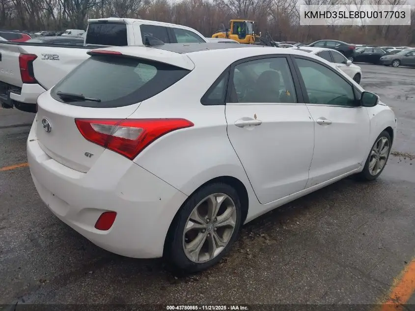 KMHD35LE8DU017703 2013 Hyundai Elantra Gt