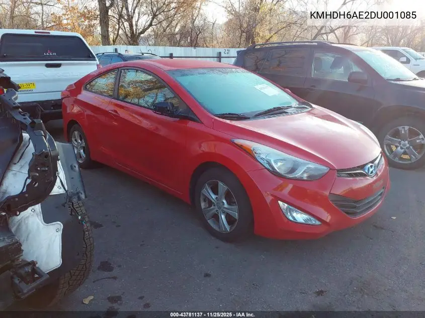 KMHDH6AE2DU001085 2013 Hyundai Elantra Gs