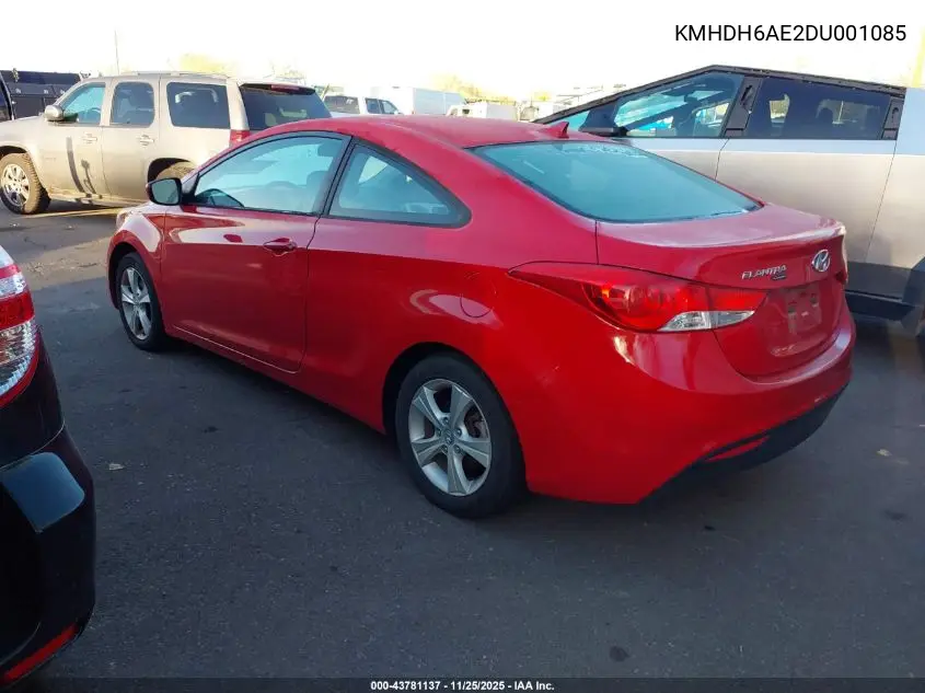 KMHDH6AE2DU001085 2013 Hyundai Elantra Gs
