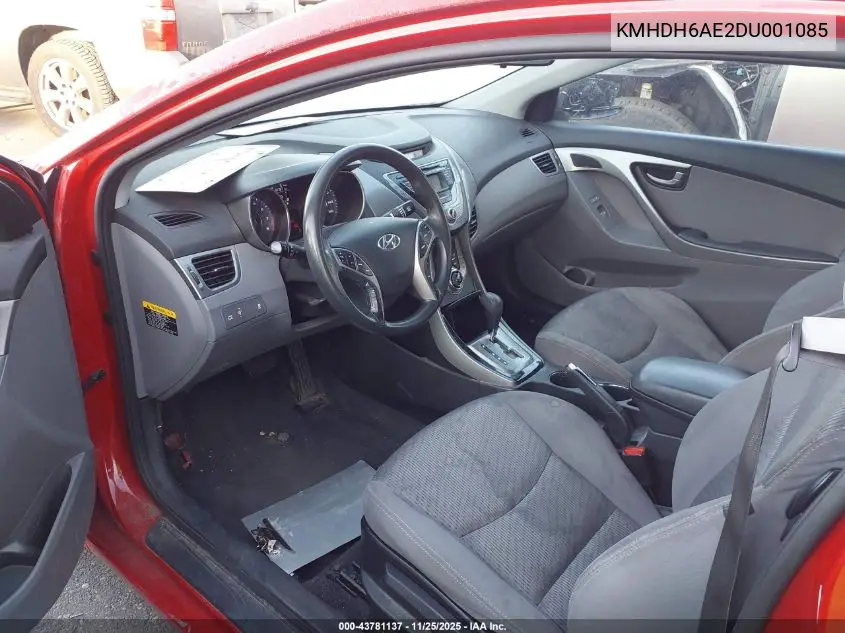KMHDH6AE2DU001085 2013 Hyundai Elantra Gs