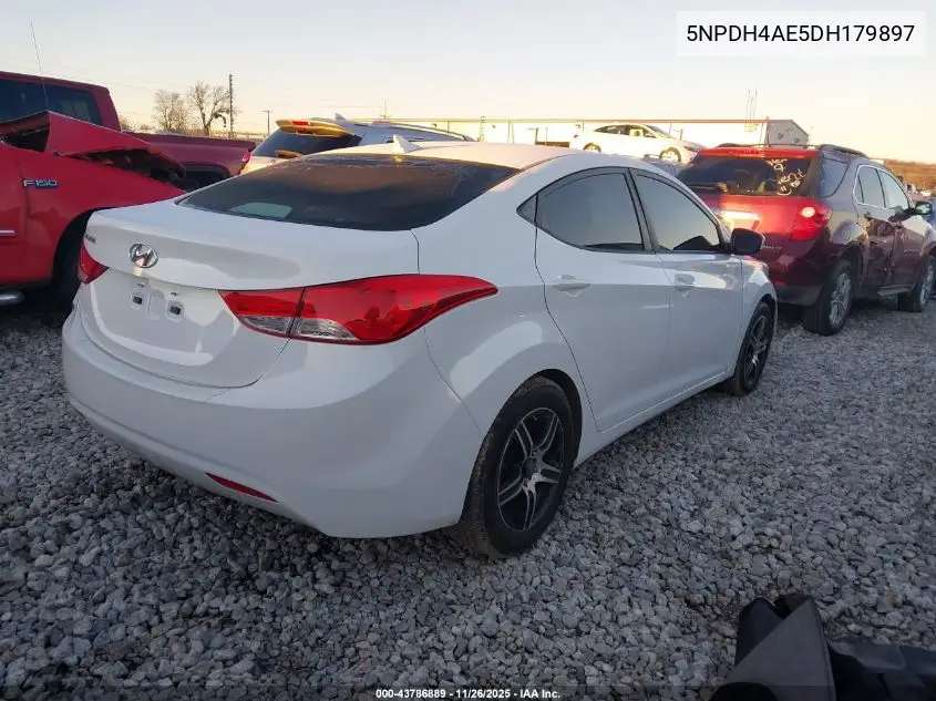 5NPDH4AE5DH179897 2013 Hyundai Elantra Gls/Limited
