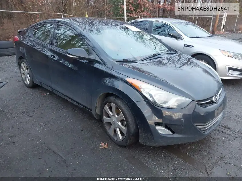 5NPDH4AE3DH264110 2013 Hyundai Elantra Limited
