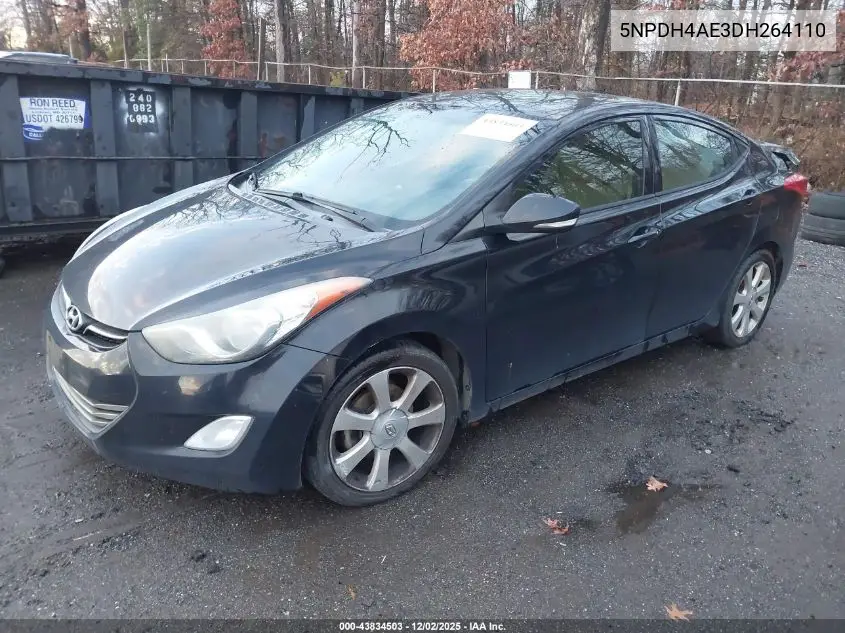 5NPDH4AE3DH264110 2013 Hyundai Elantra Limited