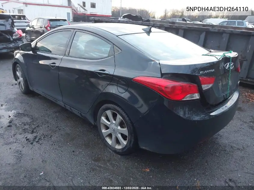 5NPDH4AE3DH264110 2013 Hyundai Elantra Limited