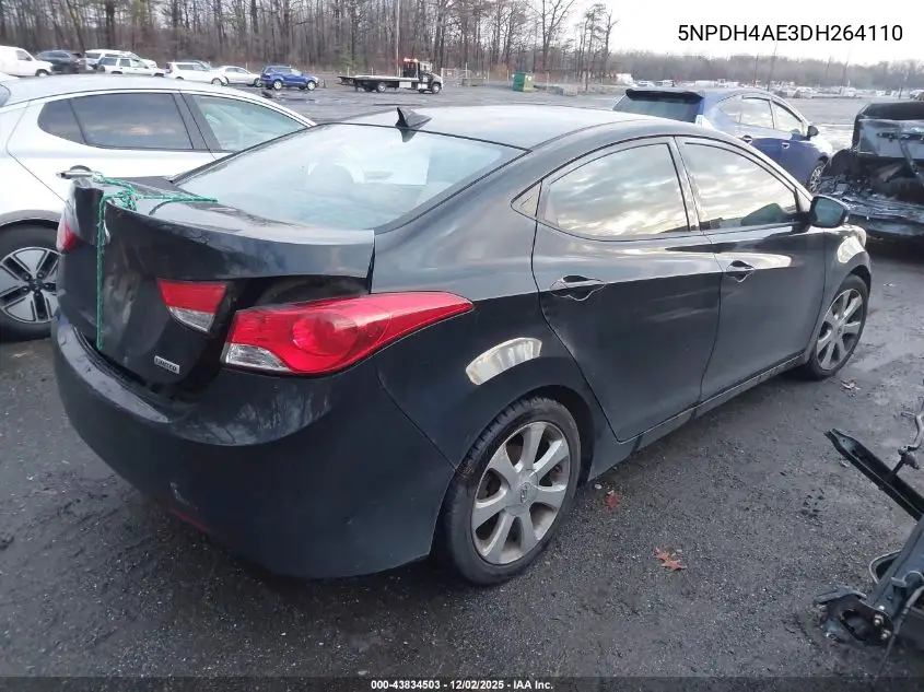 5NPDH4AE3DH264110 2013 Hyundai Elantra Limited