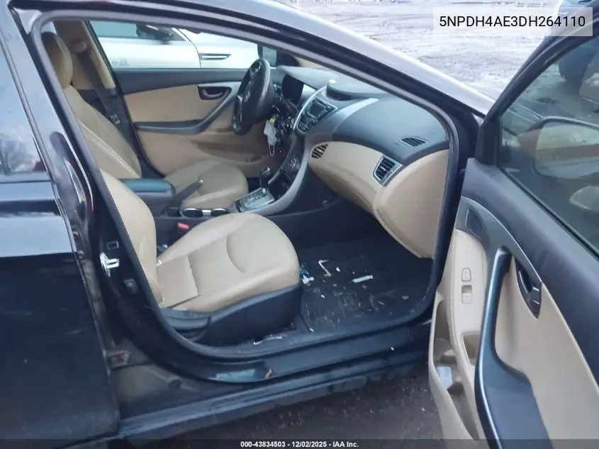 5NPDH4AE3DH264110 2013 Hyundai Elantra Limited