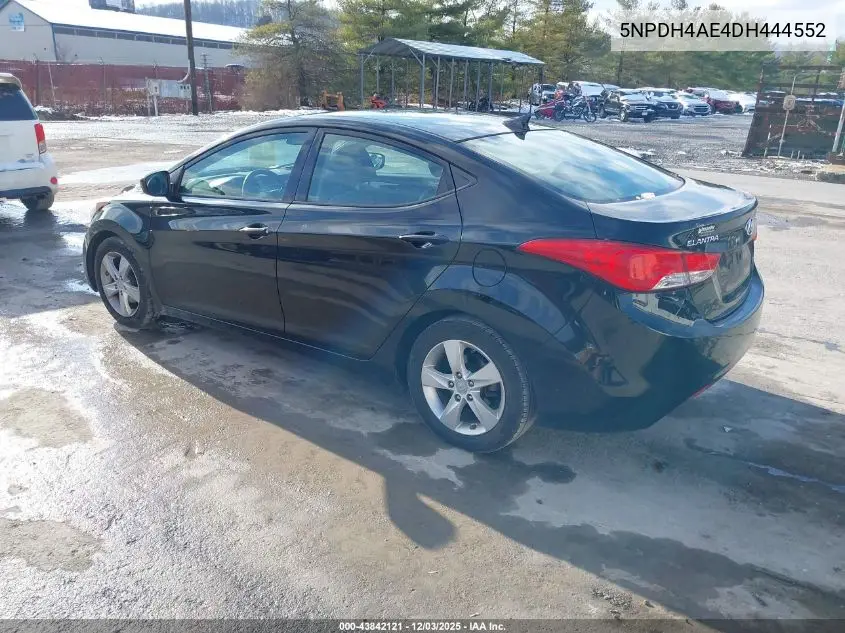 5NPDH4AE4DH444552 2013 Hyundai Elantra Gls