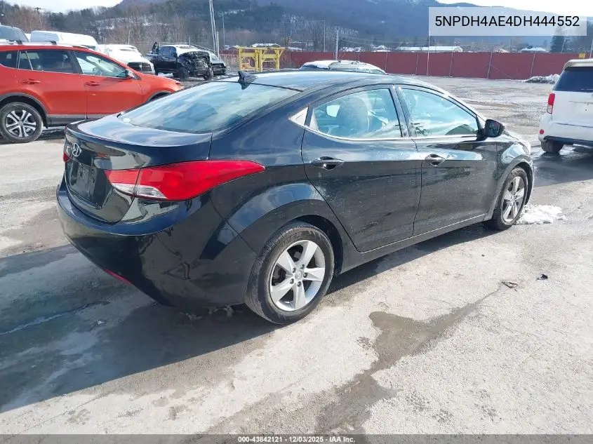 5NPDH4AE4DH444552 2013 Hyundai Elantra Gls