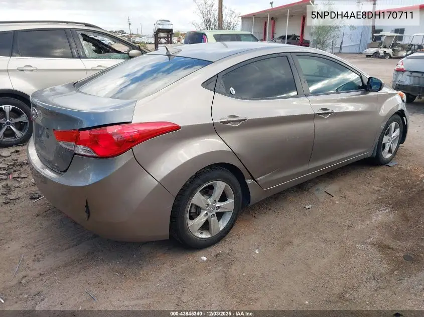 5NPDH4AE8DH170711 2013 Hyundai Elantra Gls/Limited
