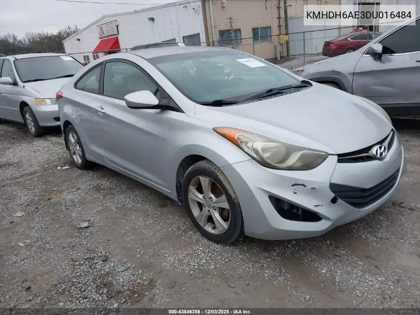 KMHDH6AE3DU016484 2013 Hyundai Elantra Gs