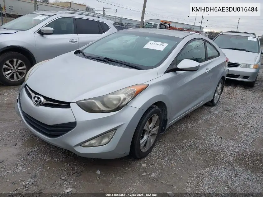 KMHDH6AE3DU016484 2013 Hyundai Elantra Gs