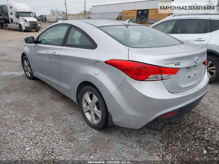 KMHDH6AE3DU016484 2013 Hyundai Elantra Gs