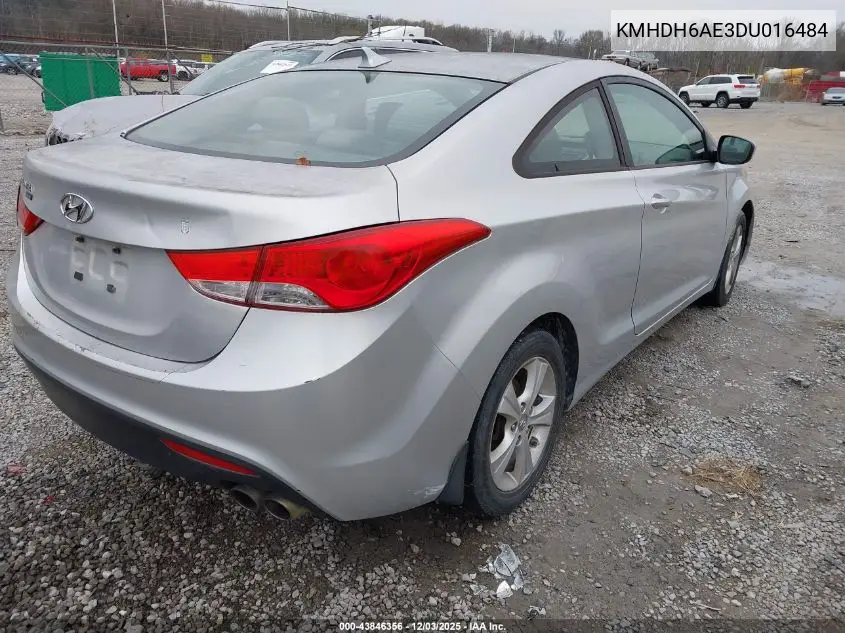KMHDH6AE3DU016484 2013 Hyundai Elantra Gs