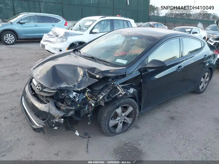 5NPDH4AE1DH410049 2013 Hyundai Elantra Gls