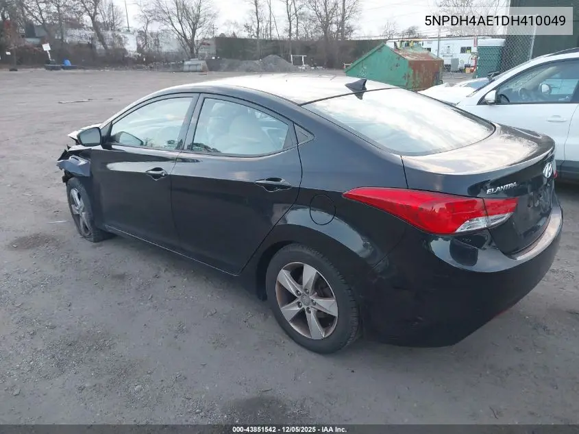 5NPDH4AE1DH410049 2013 Hyundai Elantra Gls