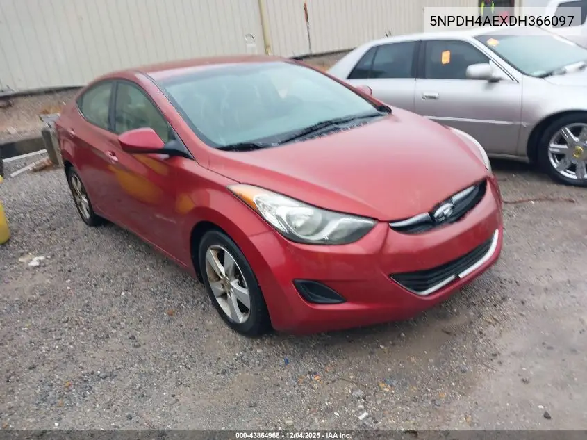 5NPDH4AEXDH366097 2013 Hyundai Elantra Gls