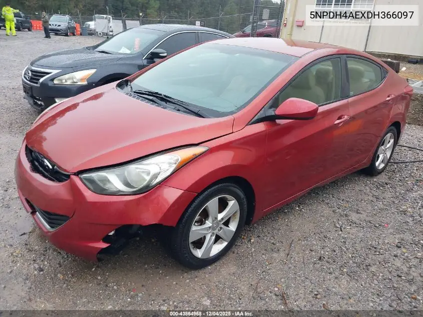 5NPDH4AEXDH366097 2013 Hyundai Elantra Gls