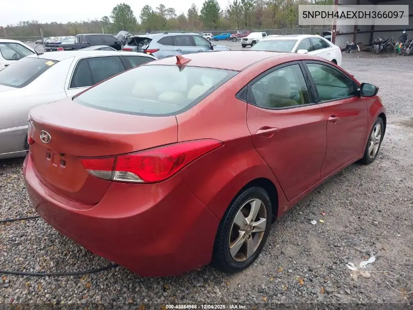 5NPDH4AEXDH366097 2013 Hyundai Elantra Gls