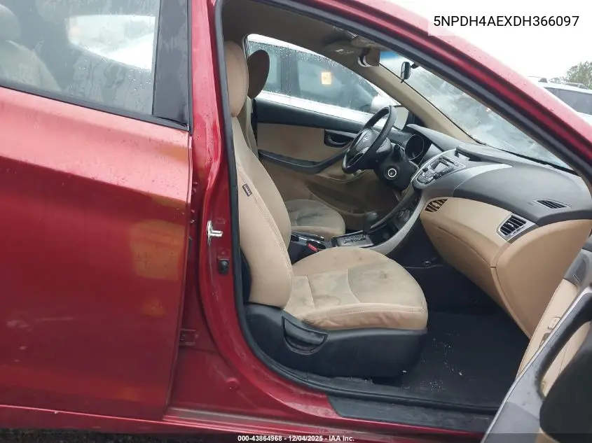 5NPDH4AEXDH366097 2013 Hyundai Elantra Gls