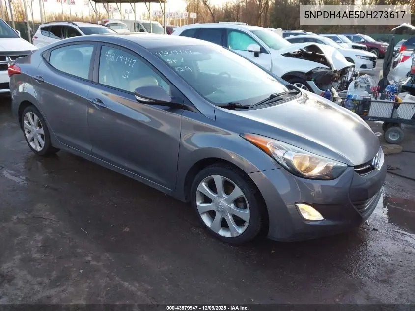 5NPDH4AE5DH273617 2013 Hyundai Elantra Limited