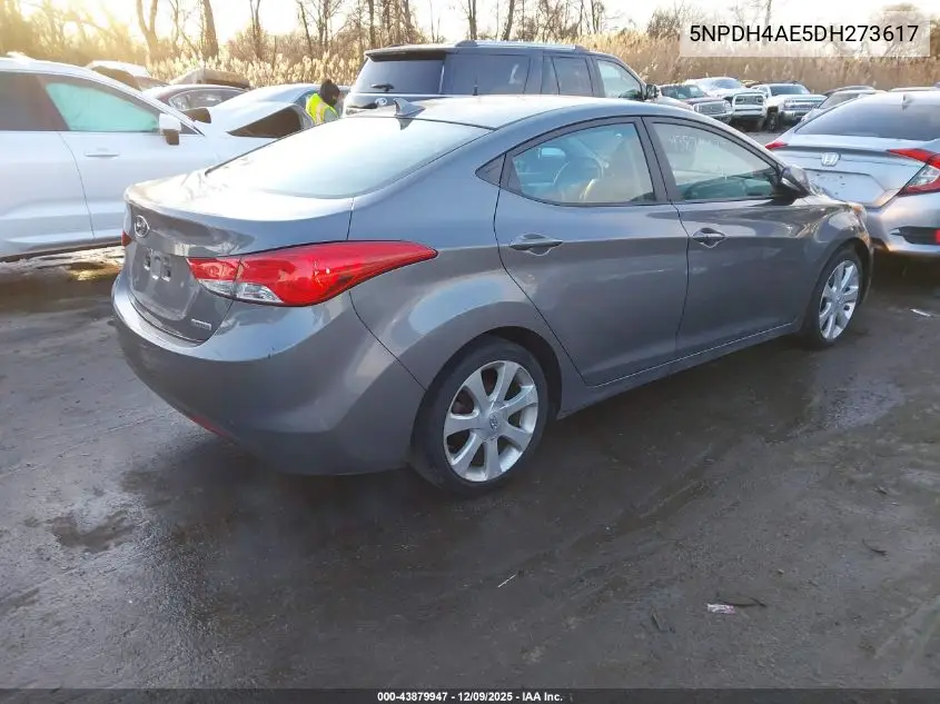 5NPDH4AE5DH273617 2013 Hyundai Elantra Limited