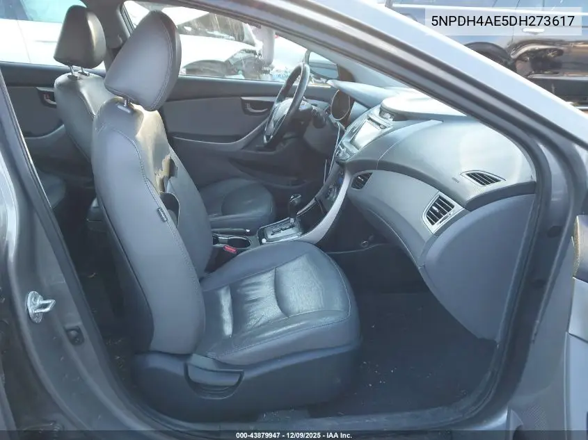 5NPDH4AE5DH273617 2013 Hyundai Elantra Limited