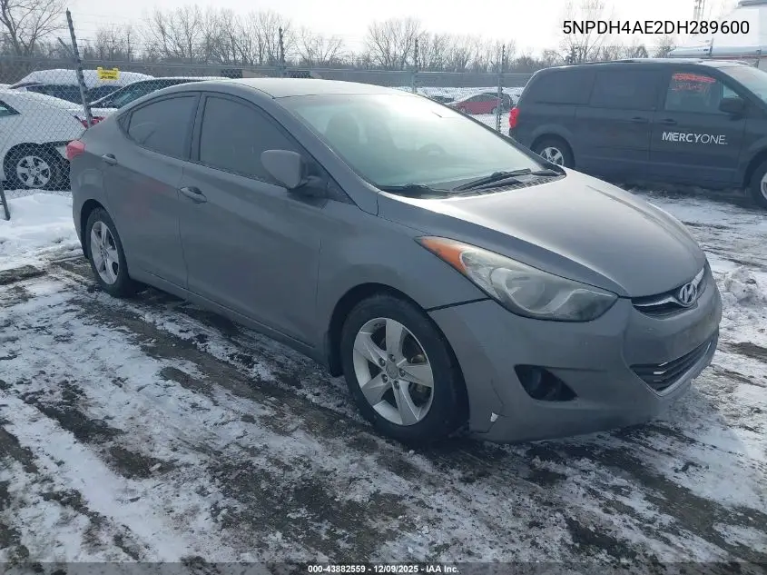 5NPDH4AE2DH289600 2013 Hyundai Elantra Gls